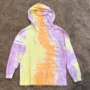 Lagaci Pastel Tie-Dye Hoodie